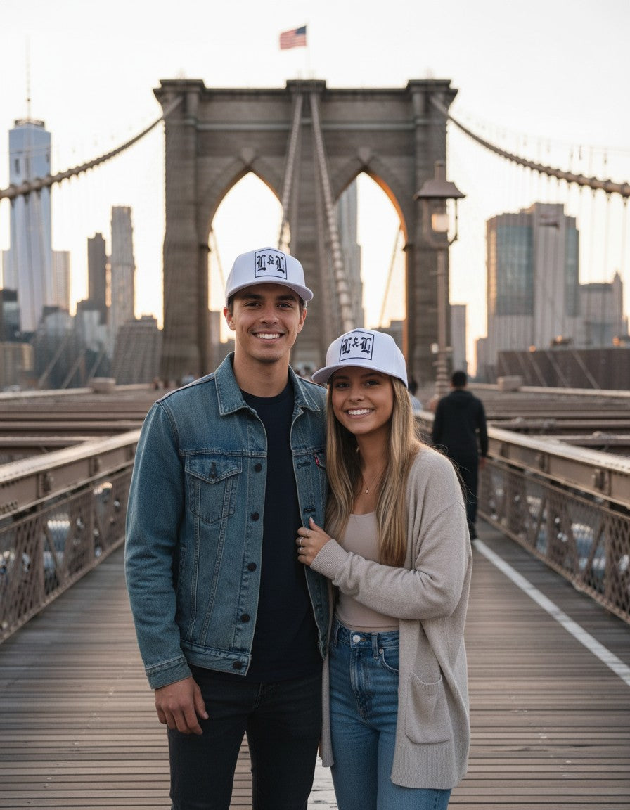 Lord & Lions Classic Snapback – L&L Square Crest White