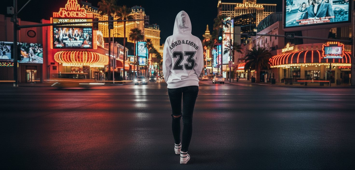 Lord and Lions 23 Hoodie — White