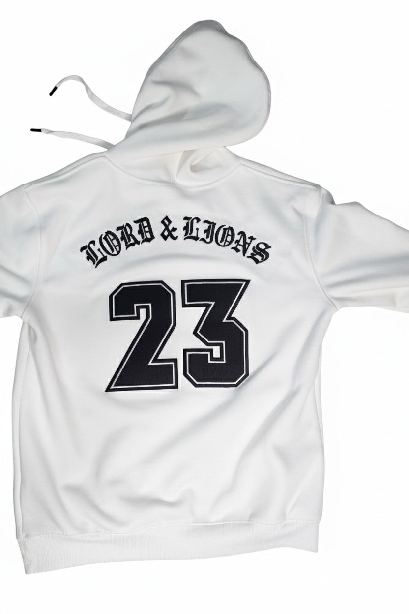 Lord and Lions 23 Hoodie — White