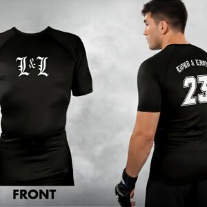 Lord & Lions Black Short-Sleeve Rashguard