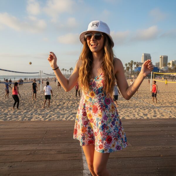 L&L Bucket Hat - White