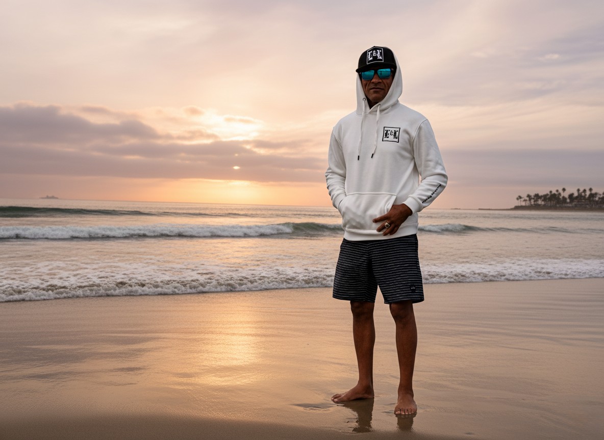 L&L 23 Hoodie — San Diego White - Image 4
