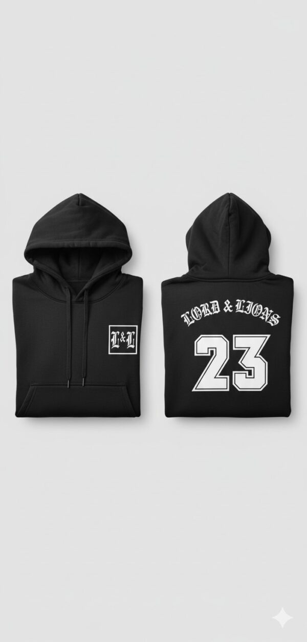 L&L 23 Hoodie — Black - Image 3